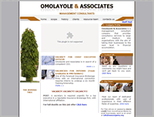 Tablet Screenshot of omolayoleandassociates.org